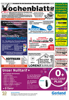 Gratiszeitungen, Titel Wochenblatt Westerkappeln Gratiszeitungen, Titel Wochenblatt Westerkappeln