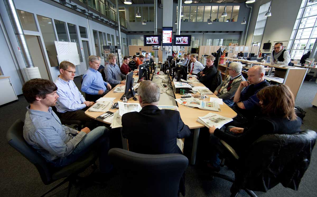 Aschendorff Medien, Redaktion, Newsroom