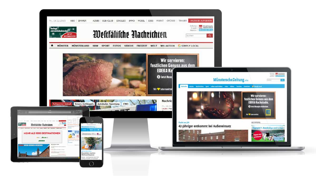 Zeitungsgruppe Münster, Online-Mediadaten 2017 Zeitungsgruppe Münster, Online-Mediadaten 2017